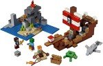 LEGO Minecraft Pirate Ship Adventure Building Kit