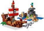 LEGO Minecraft Pirate Ship Adventure Building Kit
