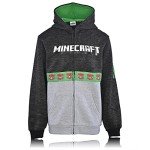 Minecraft Creeper Hoodie for Boys - Black & Green