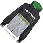 Minecraft Creeper Hoodie for Boys - Black & Green