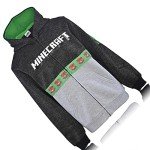 Minecraft Creeper Hoodie for Boys - Black & Green