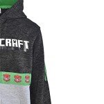 Minecraft Creeper Hoodie for Boys - Black & Green