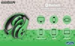eKids Minecraft Wireless Bluetooth Headphones for Kids