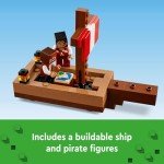 LEGO Minecraft Pirate Ship Playset with Figures