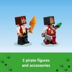 LEGO Minecraft Pirate Ship Playset with Figures