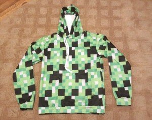 Minecraft Creeper Youth Pullover Hoodie XL