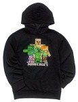 Minecraft Bobble Mobbin Hoodie for Boys, Charcoal