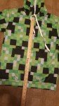 Minecraft Creeper Youth Pullover Hoodie XL
