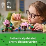 LEGO Minecraft Cherry Blossom Garden Building Set
