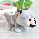 Minecraft Wolf Plush Toy - 8.3" Soft Stuffed Animal