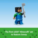 LEGO Minecraft Cherry Blossom Garden Building Set