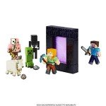 Minecraft Craft-A-Block Zombie Action Figure Toy
