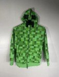 Minecraft Creeper Zip Hoodie with Mask - Boys' Large