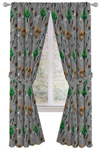 Minecraft Survive Dark 84" Drapes 4 Piece Set