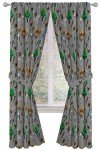 Minecraft Survive Dark 84" Drapes 4 Piece Set