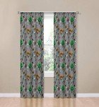Minecraft Survive Dark 84" Drapes 4 Piece Set