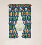 Minecraft Isometric Blue Drapes 4-Piece Set