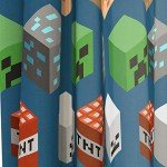 Minecraft Isometric Blue Drapes 4-Piece Set