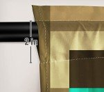 Minecraft Pixelated Bookshelf Curtains for Kids Room