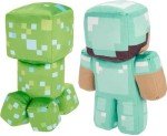 Minecraft Plush Figures: Steve & Charged Creeper Set