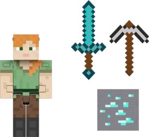 Minecraft Diamond Level Alex Figure for Kids