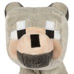 JINX Minecraft Baby Wolf Plush Toy - Gray 5