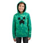 Minecraft Creeper Face Green Hoodie for Boys