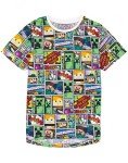 Minecraft Boys' Short Sleeve Steve & Creeper T-Shirt