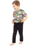 Minecraft Boys' Short Sleeve Steve & Creeper T-Shirt