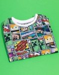 Minecraft Boys' Short Sleeve Steve & Creeper T-Shirt