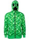 Minecraft Creeper Zip-Up Hoodie with Mask for Kids