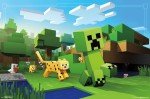 Minecraft Ocelot Chase Video Game Poster - 22x34