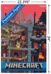 Minecraft Cube Wall Art Poster