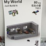 Minecraft Magnetic Building Blocks - Stone Hut Set