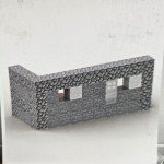 Minecraft Magnetic Building Blocks - Stone Hut Set