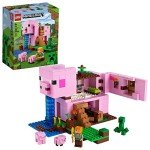 LEGO Minecraft Pig House Building Set with Figures