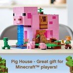 LEGO Minecraft Pig House Building Set with Figures
