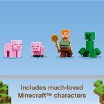 LEGO Minecraft Pig House Building Set with Figures