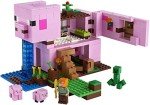 LEGO Minecraft Pig House Building Set with Figures
