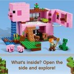 LEGO Minecraft Pig House Building Set with Figures