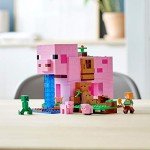 LEGO Minecraft Pig House Building Set with Figures