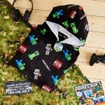 Minecraft Boys Oversized Fleece Hoodie Blanket
