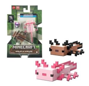 Minecraft 15th Anniversary Axolotls Action Figures Set