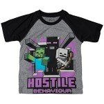 Minecraft Boys' 3-Pack Creeper & Enderman T-Shirts