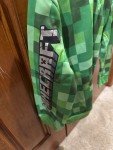 Minecraft Creeper Hoodie for Kids Size 6