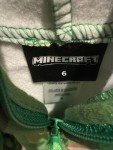 Minecraft Creeper Hoodie for Kids Size 6
