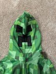 Minecraft Creeper Hoodie for Kids Size 6