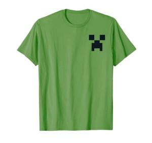 Minecraft Creeper Pocket Tee for Kids