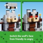 LEGO Minecraft Wolf Stronghold Fortress Playset