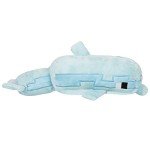 JINX Minecraft Dolphin Plush Toy - Light Blue 13.75
